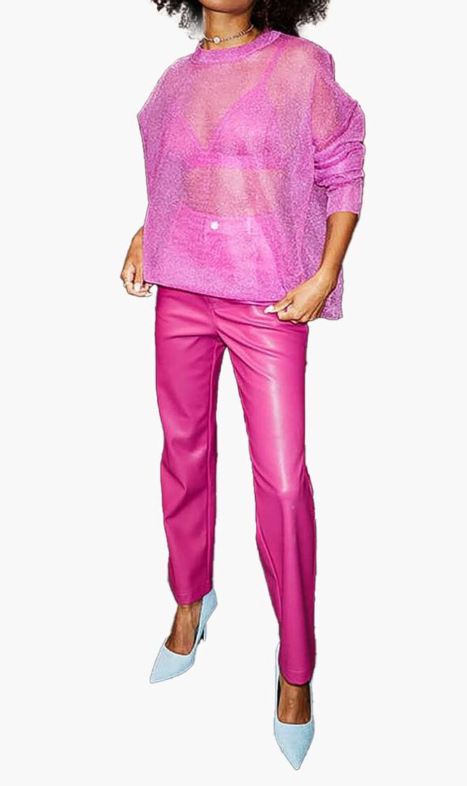 Vegan Leather Trousers