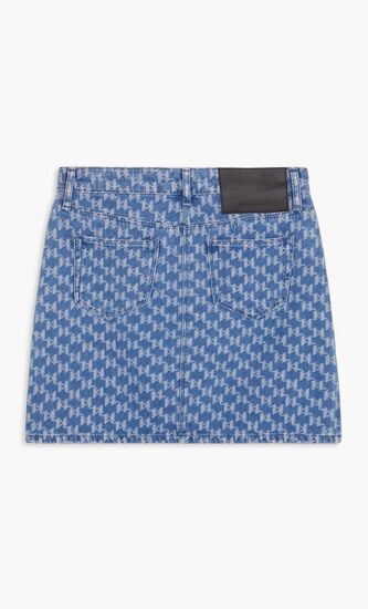 MONOGRAM JCQ DENIM SKIRT