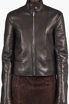 Biker Jacket with Vertical Zip Detail