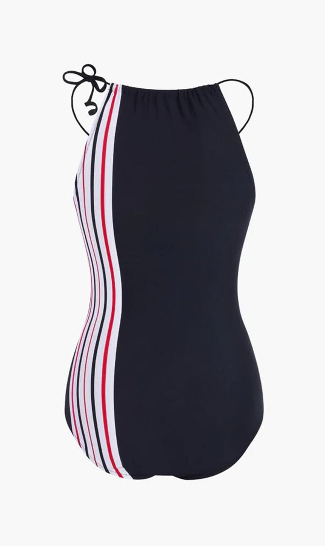 LOVER AH9I1 IDLF SU24 VERTIC STRIPES BLEU MARINE