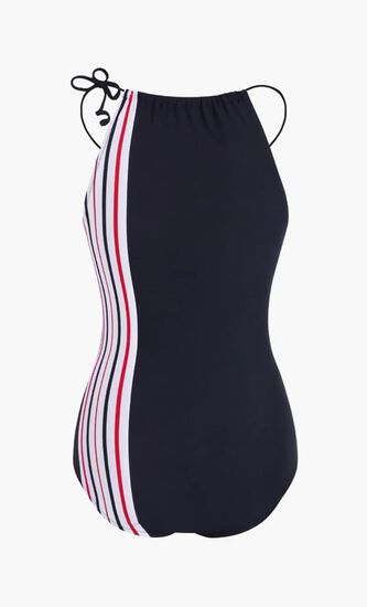 LOVER AH9I1 IDLF SU24 VERTIC STRIPES BLEU MARINE