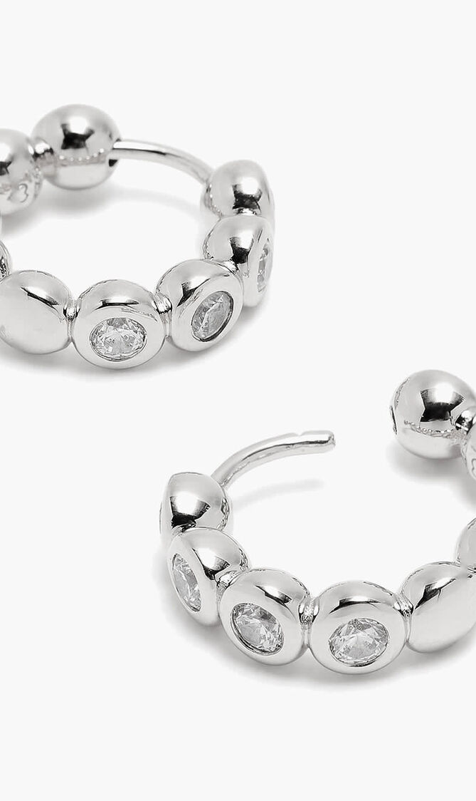 Tennis Small Hoop Earrings