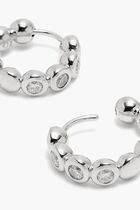 Tennis Small Hoop Earrings