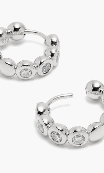 Tennis Small Hoop Earrings