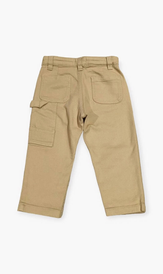 Mid Rise Twill Cargo Pants