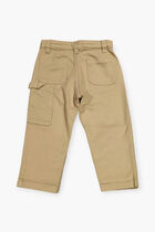 Mid Rise Twill Cargo Pants