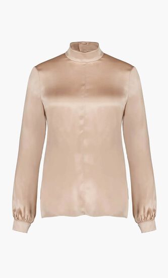 Mock Neck Blouse