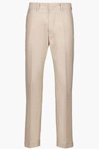 Cotton Satin Chino Trousers