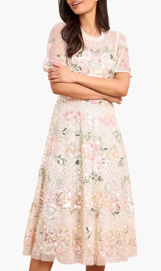 Rosalie Short Sleeve Ballerina Dress