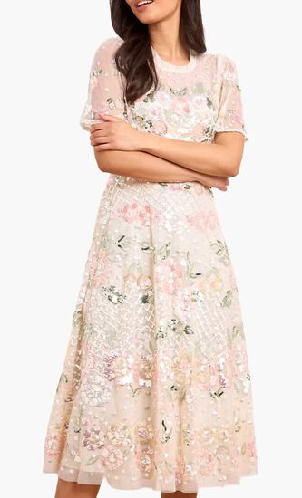 Rosalie Short Sleeve Ballerina Dress