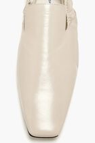 ELASTIC-BACK LEATHER LOAFERS