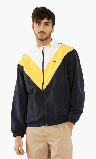 Lightweight Colorblock Hooded Jacket