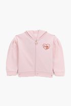 Hooded active top with zip