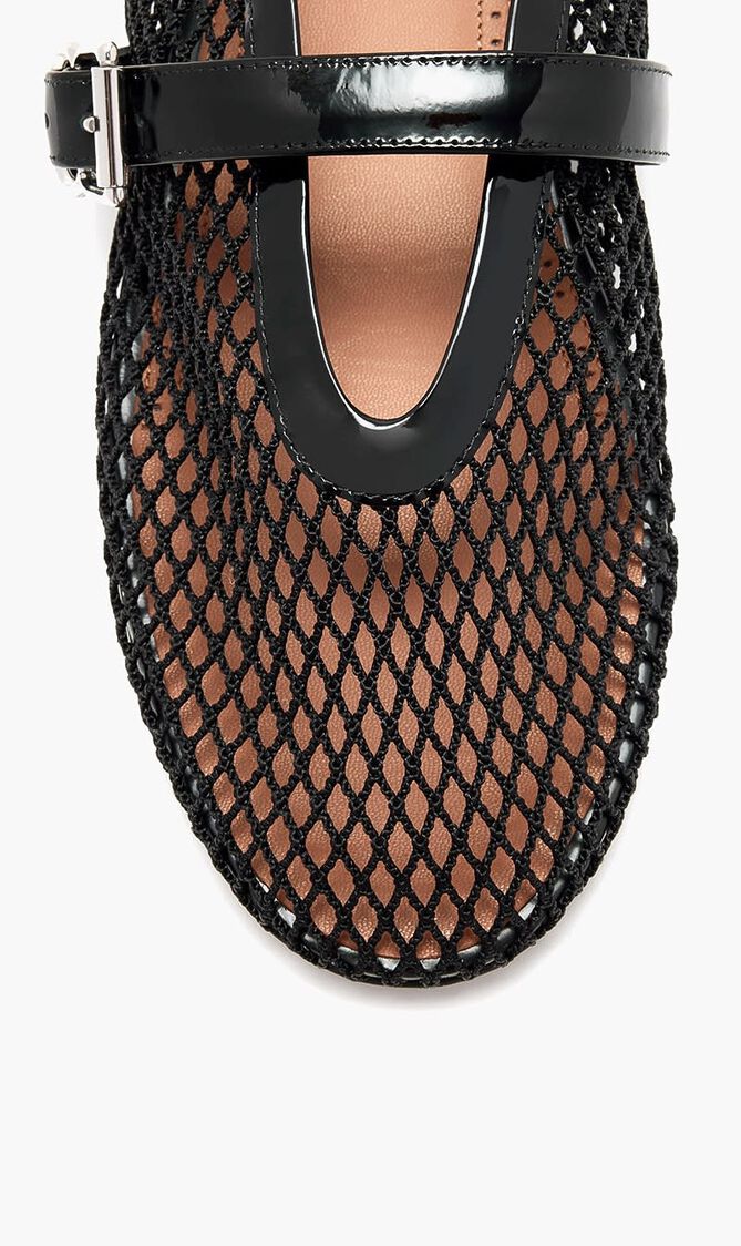 Fishnet Ballet Flats
