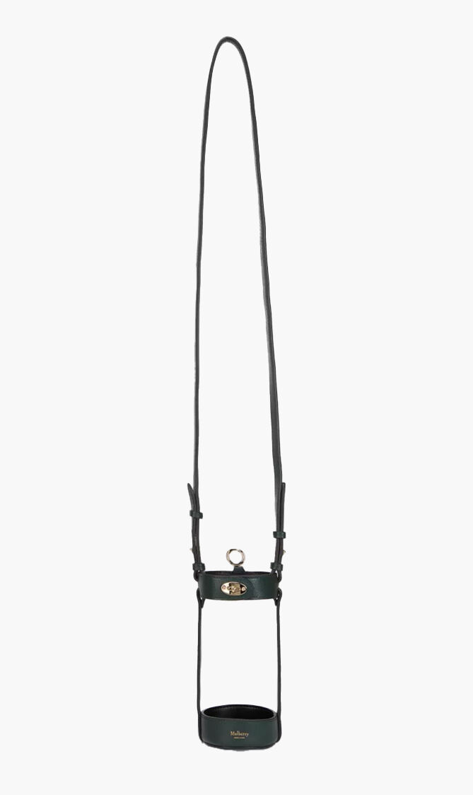 Grained Leather Bottle Holder