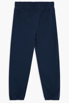 GAETANNE PANTALON CR24 FLEVBQLOGO EMB BLEU MARINE