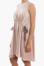 Drawstring Waist Shift Dress