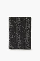 Monogram Print Vertical Card Holder
