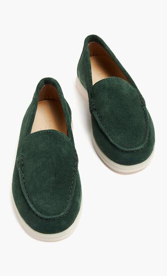 LUDOVICO BOY GREEN SUEDE