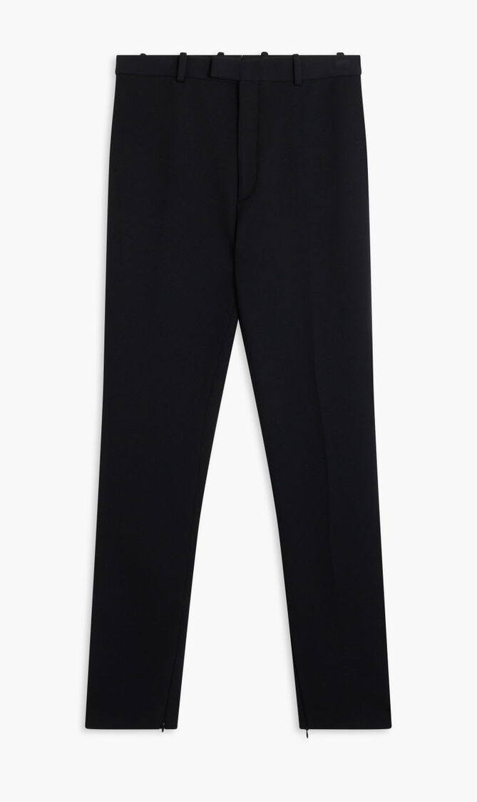 STRETCH TECHNICAL GABARDINE TROUSERS WITHOUT PLEATS