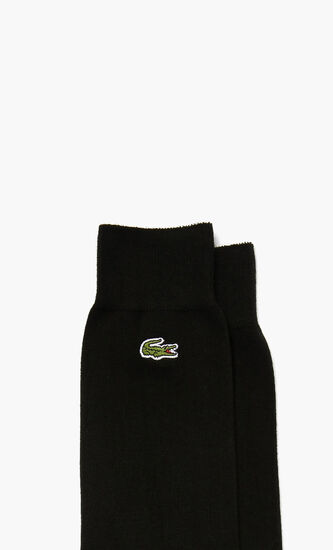 Embroidered Crocodile Cotton Blend Socks