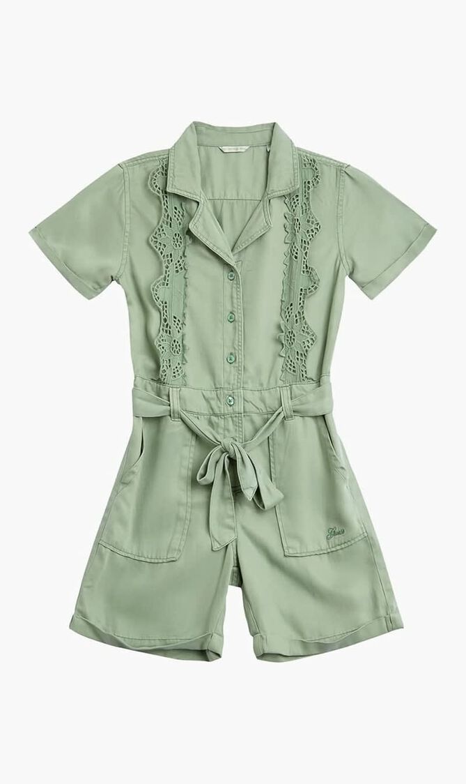 Lyocell Embroidered Romper