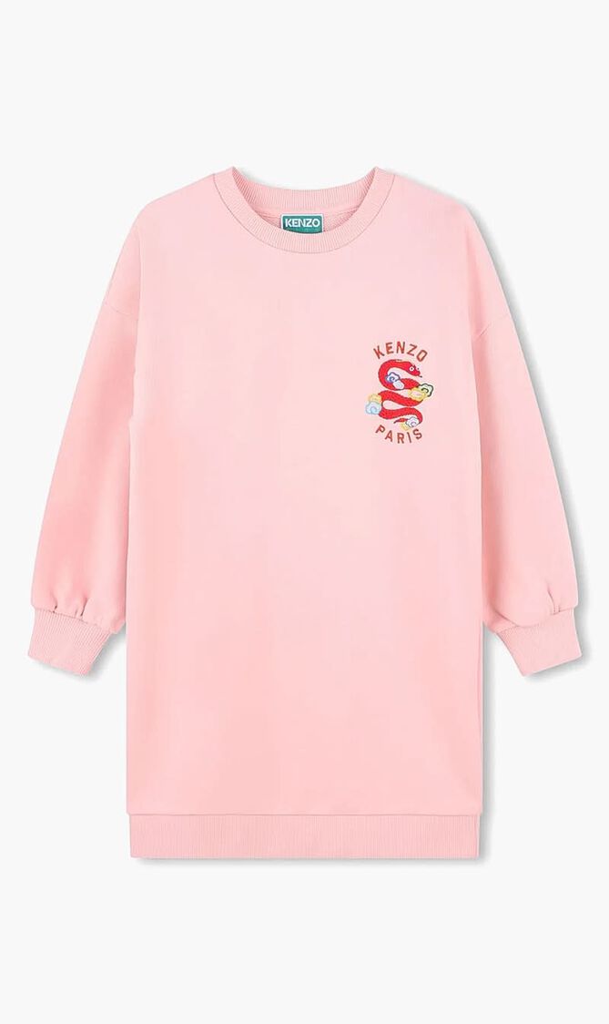 Logo Embroidered Dress