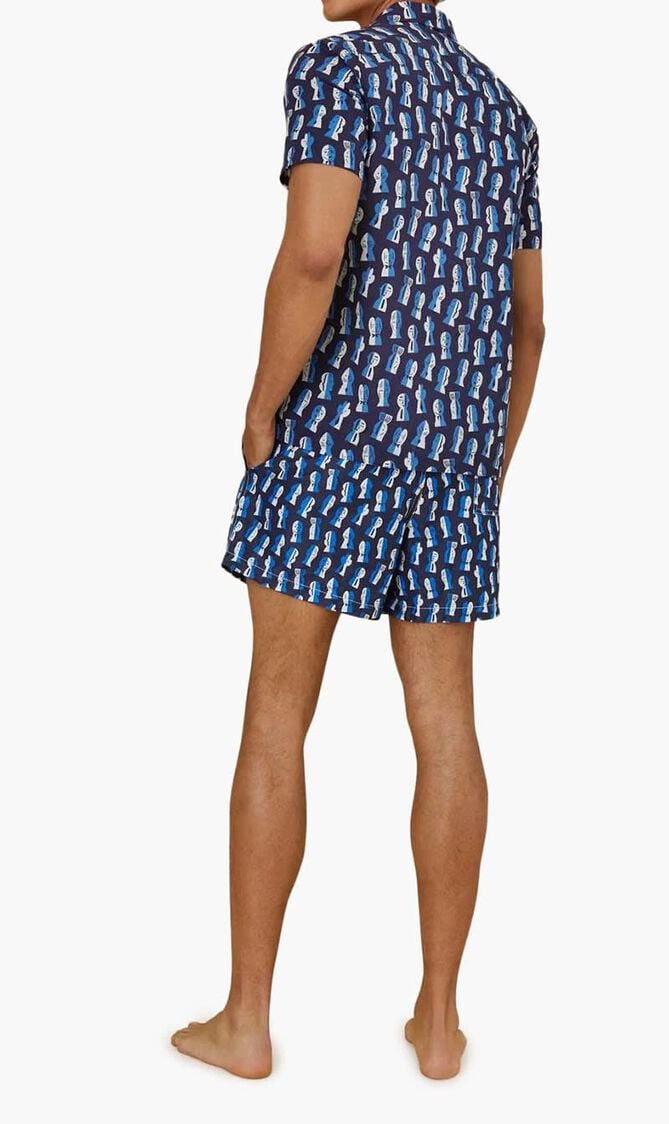 Shirt Navy Papier Découpé Shirt Navy Papier Découpé