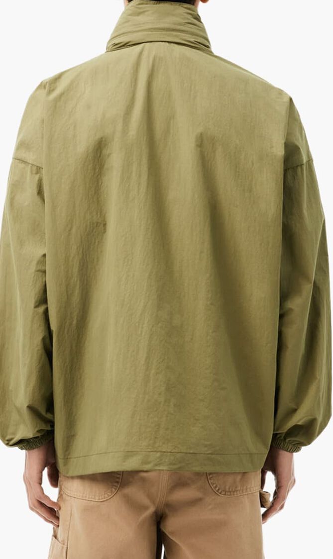 Water-Repellent Removable Hood Windbreaker