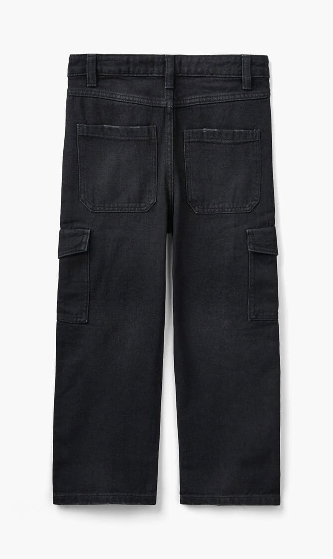 Denim Cargo Pants