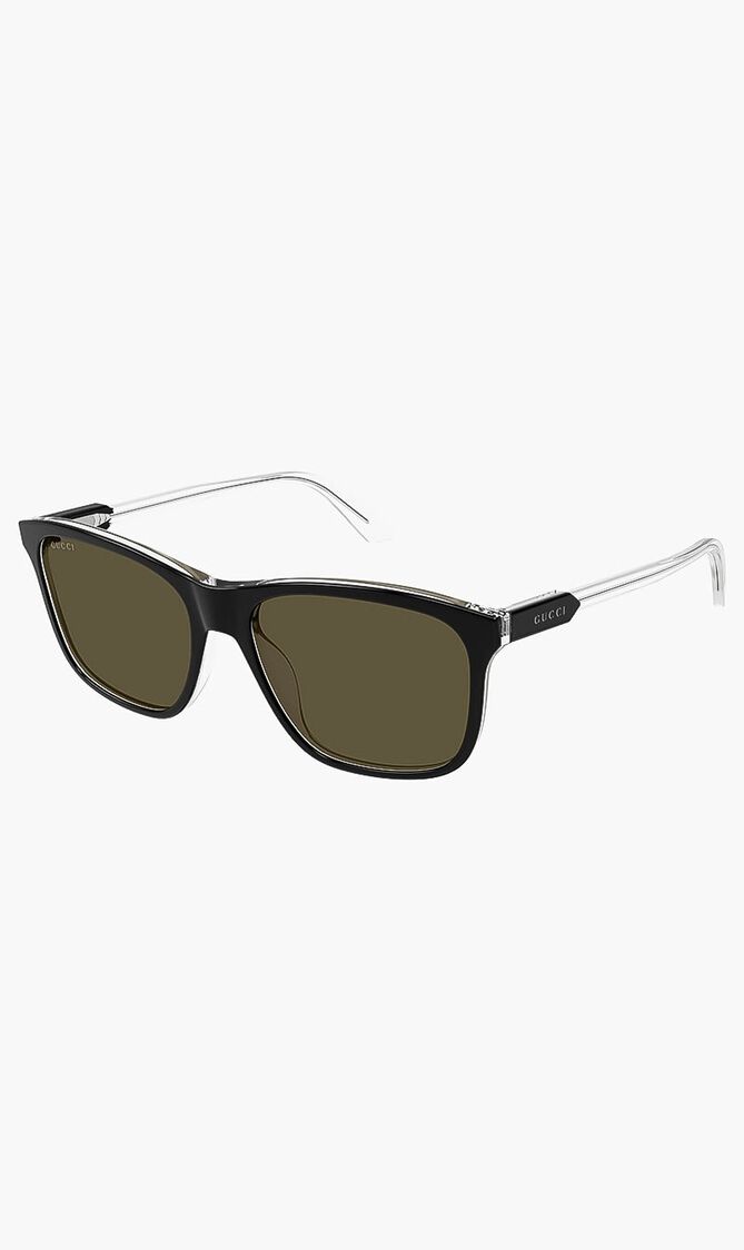 Crystal Rectangular Sunglasses