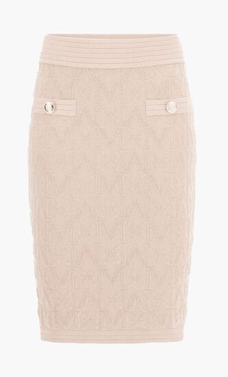 Embossed Logo Mini Skirt