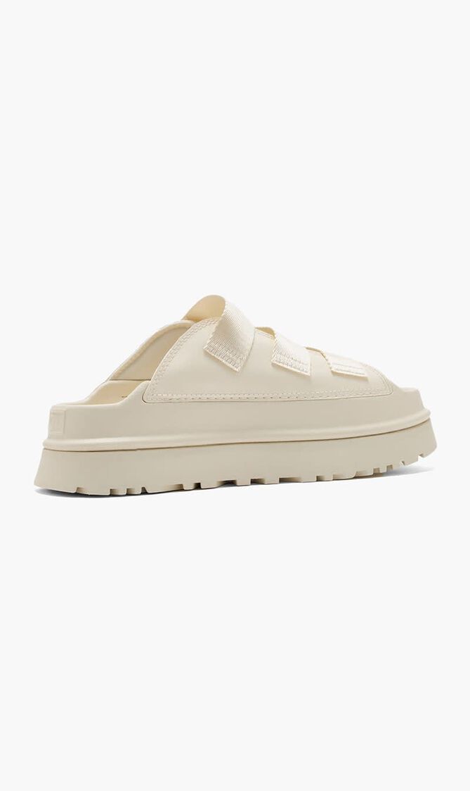Golden Glow Slide Sandals