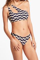 Modern Take One Shoulder Cut Out Bralette Bikini Top