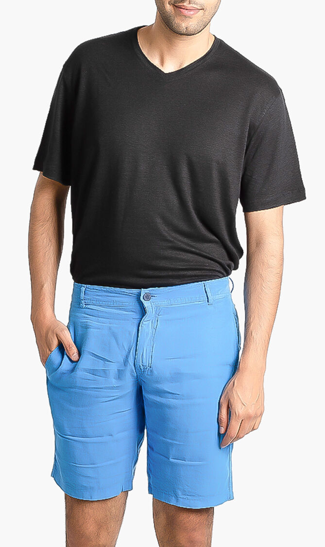 برمودا بارون من الكتان وقماش تشينو