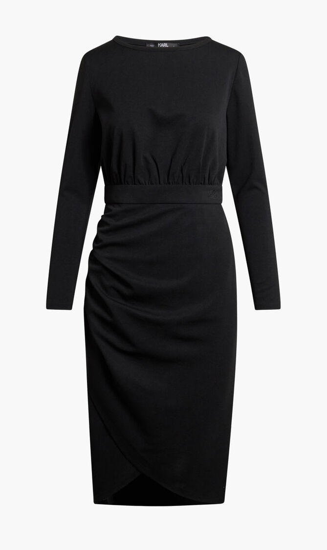 LONG SLEEVE JERSEY DRESS