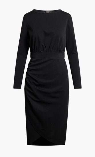 LONG SLEEVE JERSEY DRESS
