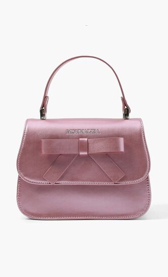 BORSA CON FIOCCO PELLE RI