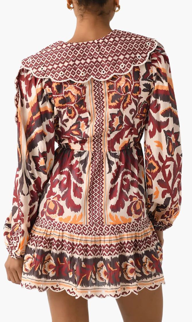 Toucans Scarf Mini Dress