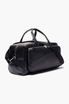 Angy Leather Computer Pocket Weekend Bag