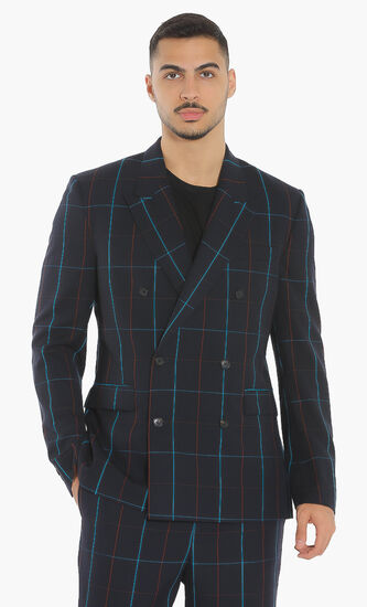 Checked Pattern 4BTN Suit