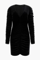 Velour Bodycon Dress