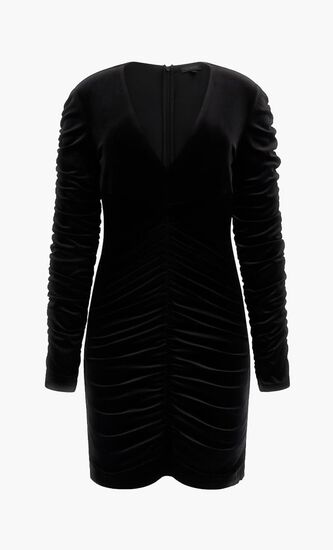 Velour Bodycon Dress