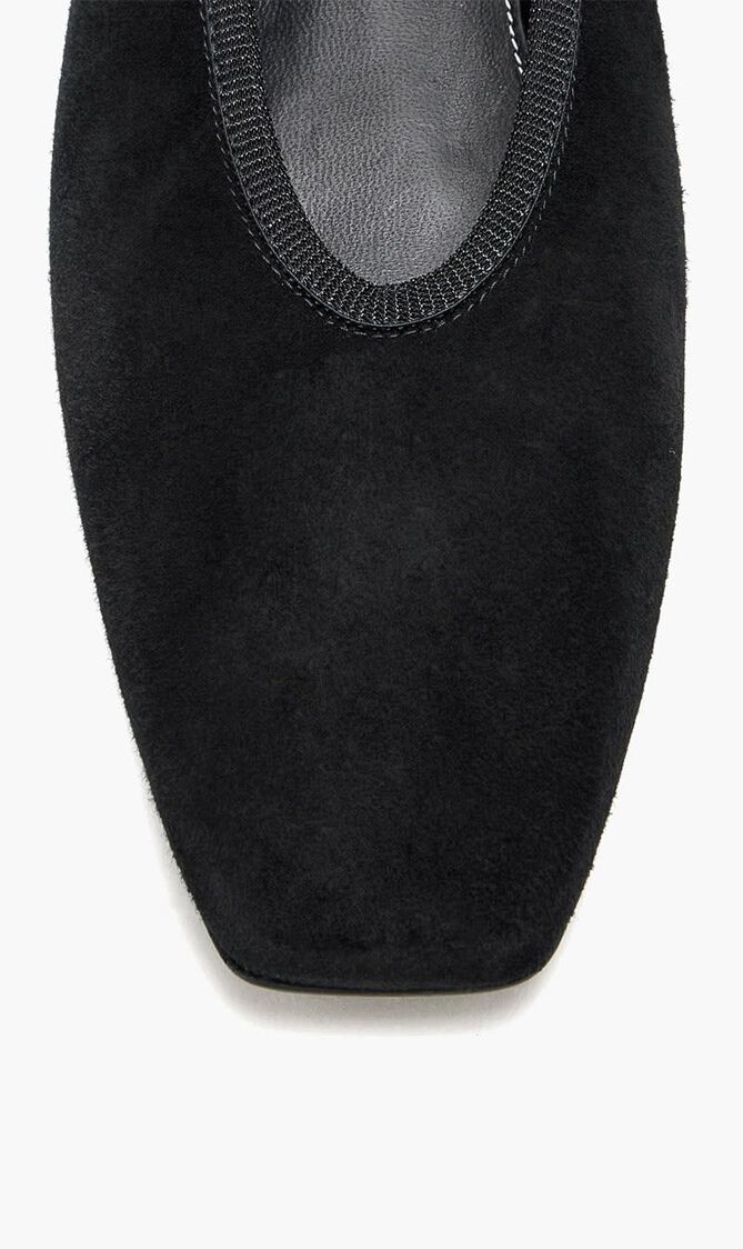 Minimalist Suede Ballerinas