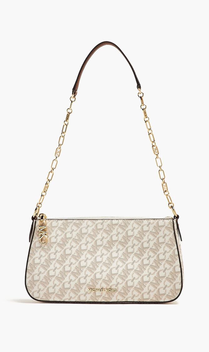 Empire medium chain-link pochette bag