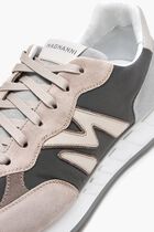 755 M E SLAYTON SLAYTON CALCE GRIGIO CROSTA BONE FORRO LAMB BLANCO