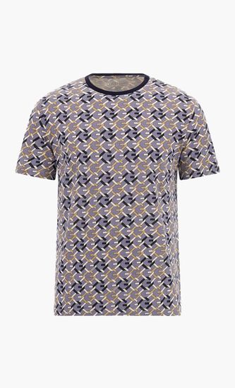 SS CN G CHAIN AOP TEE