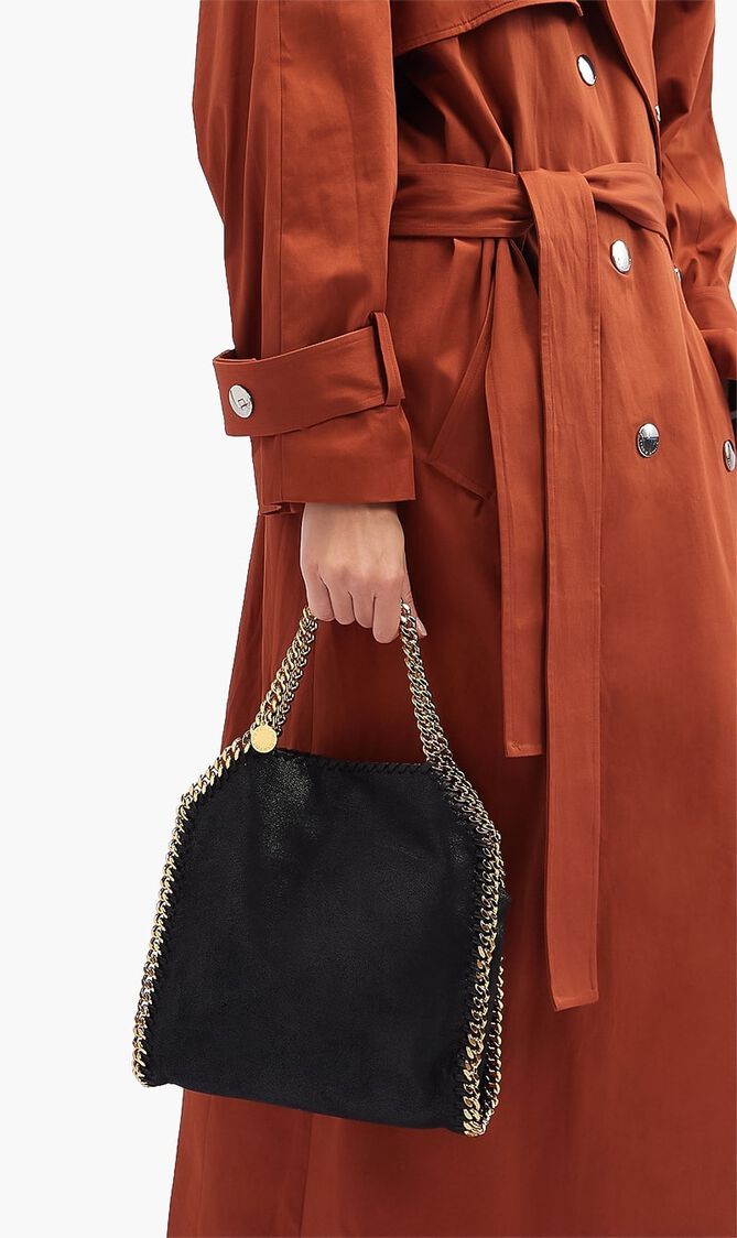 Mini Tote Eco Shaggy Deer W/Gold Color Chain