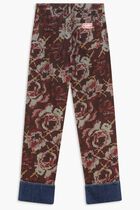 PRINTED STRAIGHT FIT JEANS