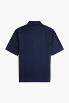 LINEN BLEND PANELLED SHIRT